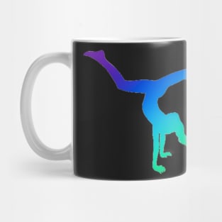 A double stag handstand Mug